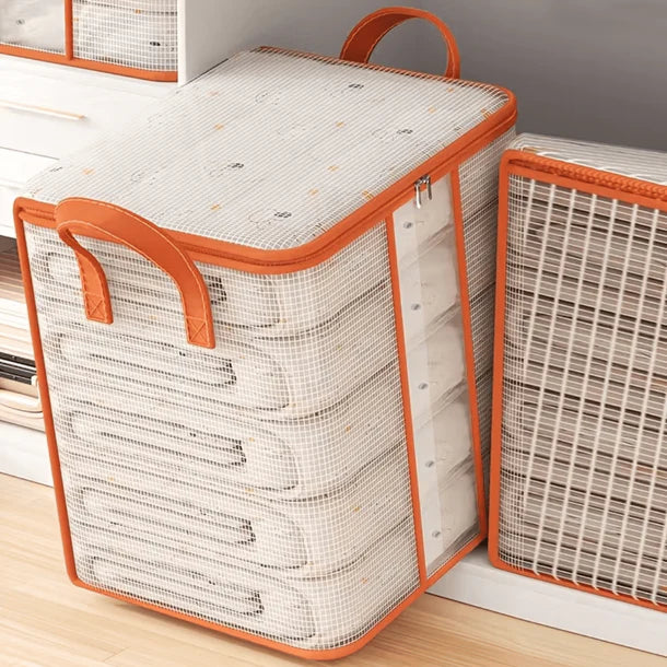 Transparent PVC Quilt Storage Organizer Bag with Handle (280L) MRP