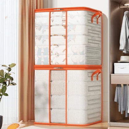 Transparent PVC Quilt Storage Organizer Bag with Handle (280L) MRP