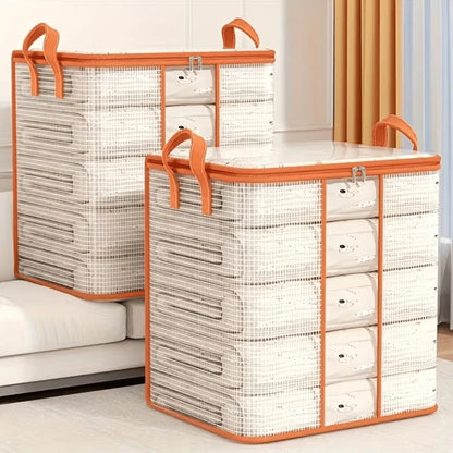 Transparent PVC Quilt Storage Organizer Bag with Handle (280L) MRP