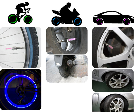 Tire Lights Valve Valve Lights Wheel Lights