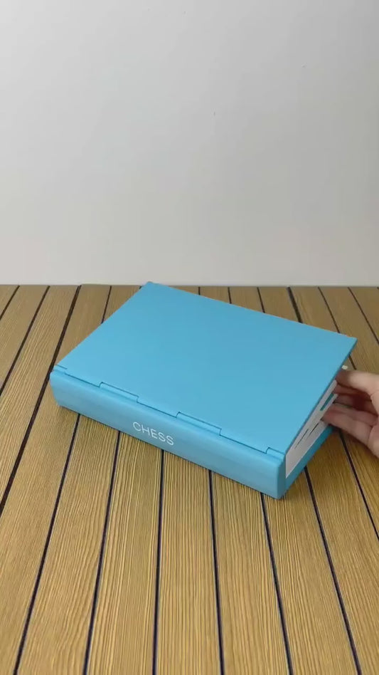 Folding Book-Style Travel Chess Set